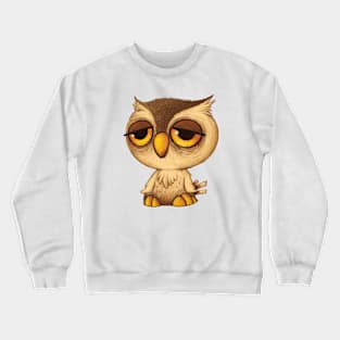 Sad owl Crewneck Sweatshirt